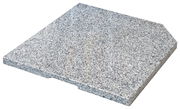 Granitplatte ECO in schräger Perspektive, graue Oberfläche mit gesprenkeltem Muster