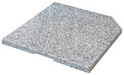 Granitplatte ECO in schräger Perspektive, graue Oberfläche mit gesprenkeltem Muster