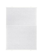 Weißes Plissee gefädelt, 50x130cm, frontal abgebildet