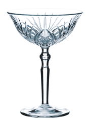 Elegante Cocktailschale Palais aus Kristallglas, seitliche Perspektive