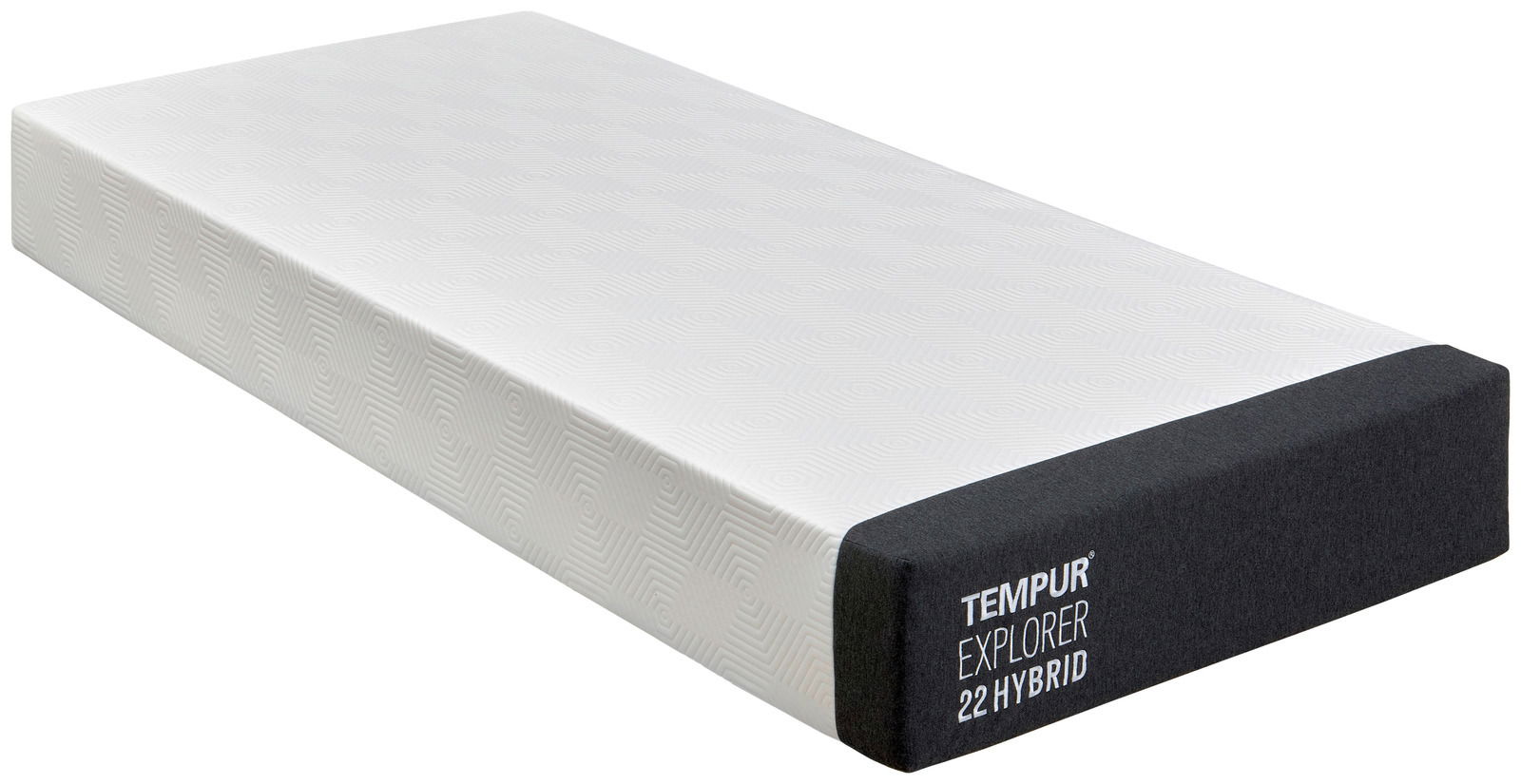 Tempur Viscomatratze 80x200 EXPLORER HYBRID Tempur Viscomatratze Explorer Hybrid in seitlicher Perspektive