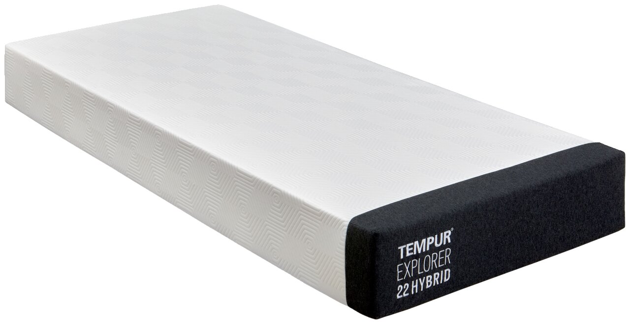 Tempur Viscomatratze 100x200 EXPLORER HYBRID Tempur Viscomatratze Explorer Hybrid in seitlicher Perspektive
