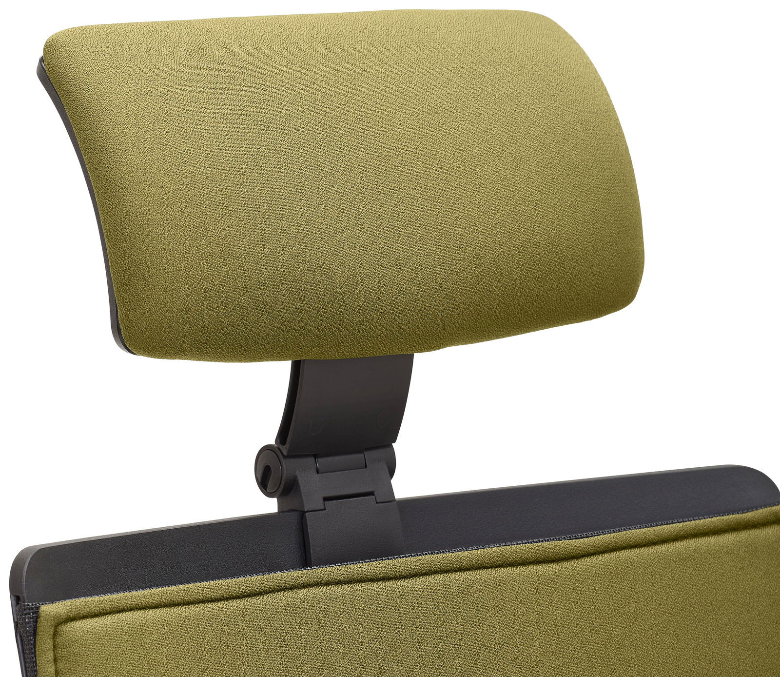 Dieter Knoll Drehstuhl NUOVO Grüne Kopfstütze eines Drehstuhls, seitliche Perspektive