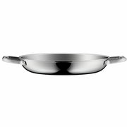 WMF Servierpfanne PROFI RESIST 28cm, seitliche Ansicht, Edelstahl mit zwei Griffen