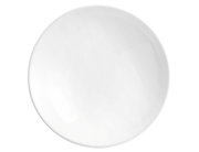 Weißer Suppenteller Life 20cm, Draufsicht