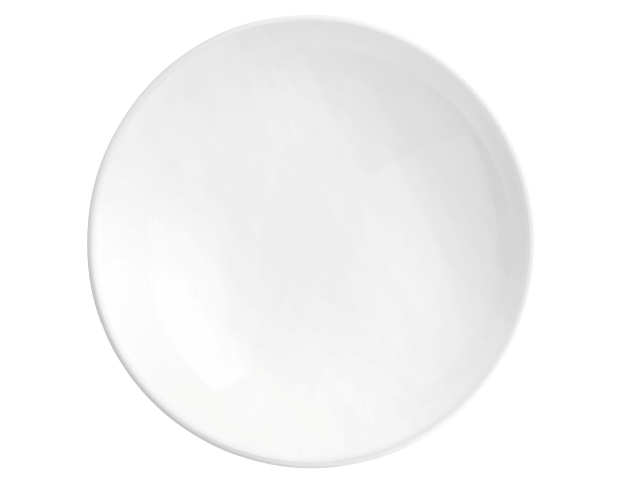 Weißer Suppenteller Life 20cm, Draufsicht