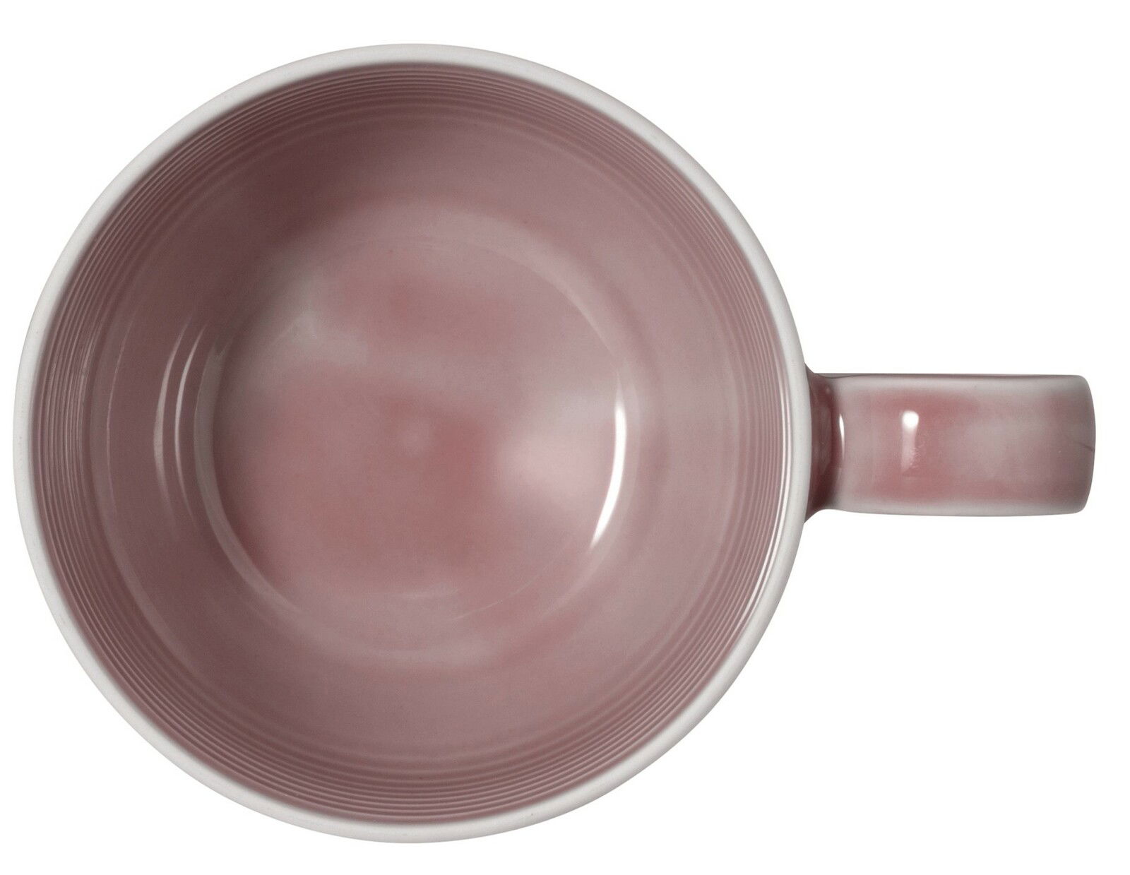 Espressoobertasse in Rosa, von oben betrachtet, mit einem Fassungsvermögen von 0,11 l.