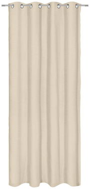 Beiger Ösenschal 140/250cm Moonlight, frontalansicht