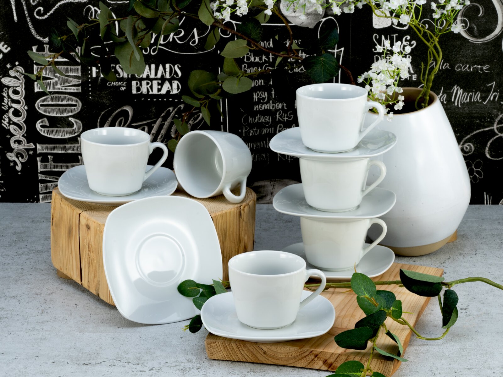 Creatable Kaffeetassen 12-tlg SQUARE