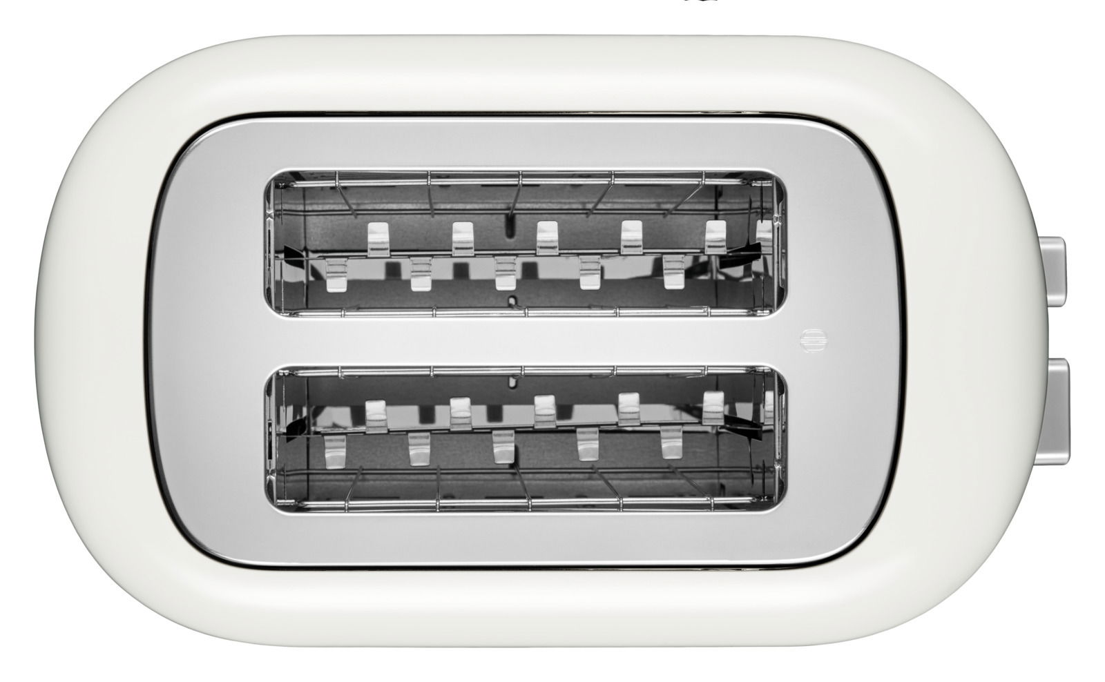 Toaster mit zwei Schlitzen, Ansicht von oben