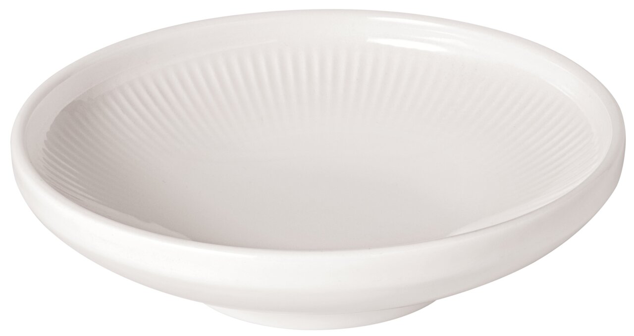 Villeroy & Boch Schälchen AFINA Weiße Dessertschale Afina 80ml aus Porzellan, seitliche Perspektive