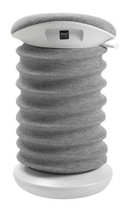 Grauer Aktiv-Sitzhocker von Topstar SITNESS 4D AGR, seitliche Perspektive