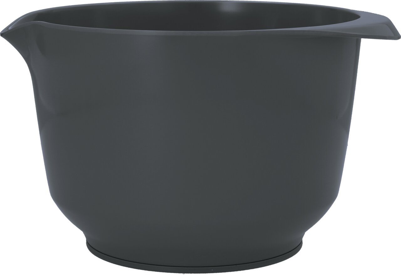 Birkmann Rührschüssel COLOUR BOWLS Graue Rührschüssel 3L, seitliche Perspektive