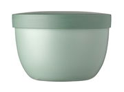 Grüner Snackpot Ellipse 350ml, seitliche Ansicht