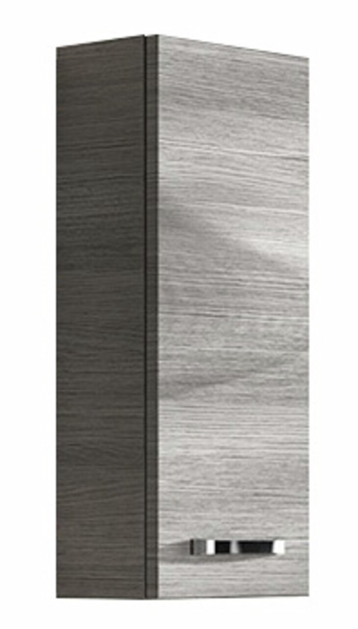 XORA Wandschrank SERIE 4010 Moderner Wandschrank in Holzoptik, seitliche Perspektive