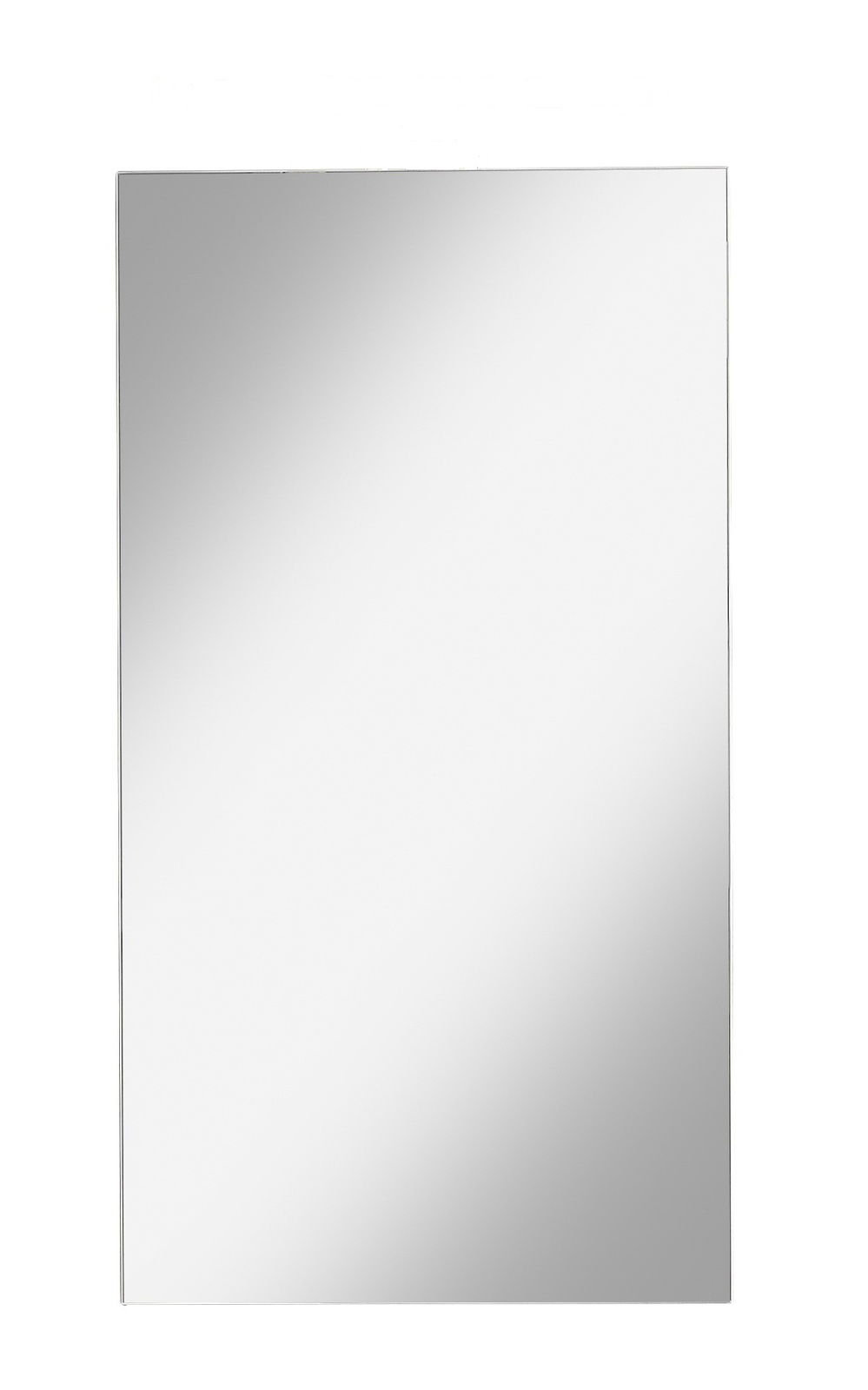 Rechteckiger Wandspiegel in Frontalansicht