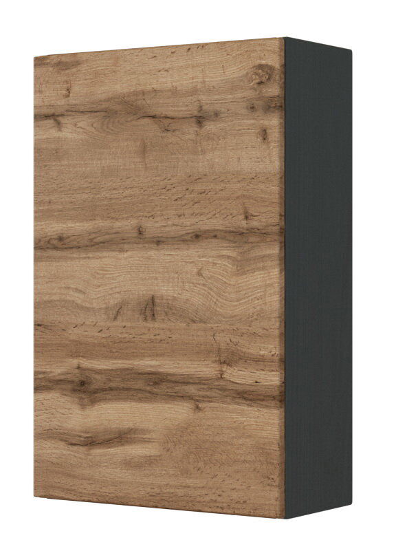 XORA Hängeschrank LUCCA Hängeschrank mit Holzoptik, seitliche Perspektive