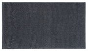 Grauer Badteppich 70x120 cm in Draufsicht