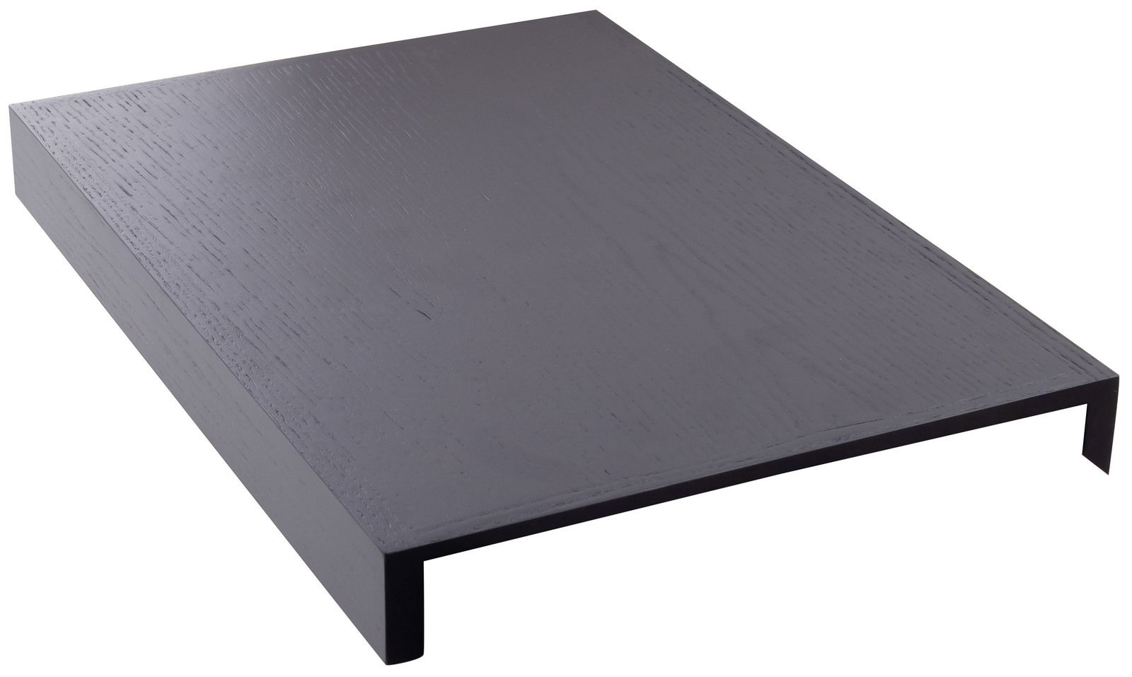 Dieter Knoll Holztablett für Armlehne BADIA BASE Holztablett für Armlehne in dunkler Holzoptik, perspektivisch von oben fotografiert