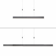 LED-Pendelleuchte PURE MOTO in moderner, minimalistischer Ausführung, seitliche Perspektive