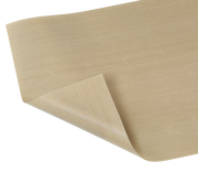 Dauerbackfolie in beige, leicht aufgerollt, aus der Vogelperspektive fotografiert