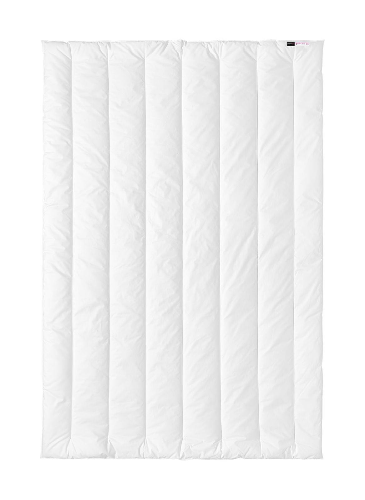 Centa Star Ganzjahresbettdecke INSPIRATION Ganzjahresbettdecke 200x200cm in Draufsicht mit gestepptem Design