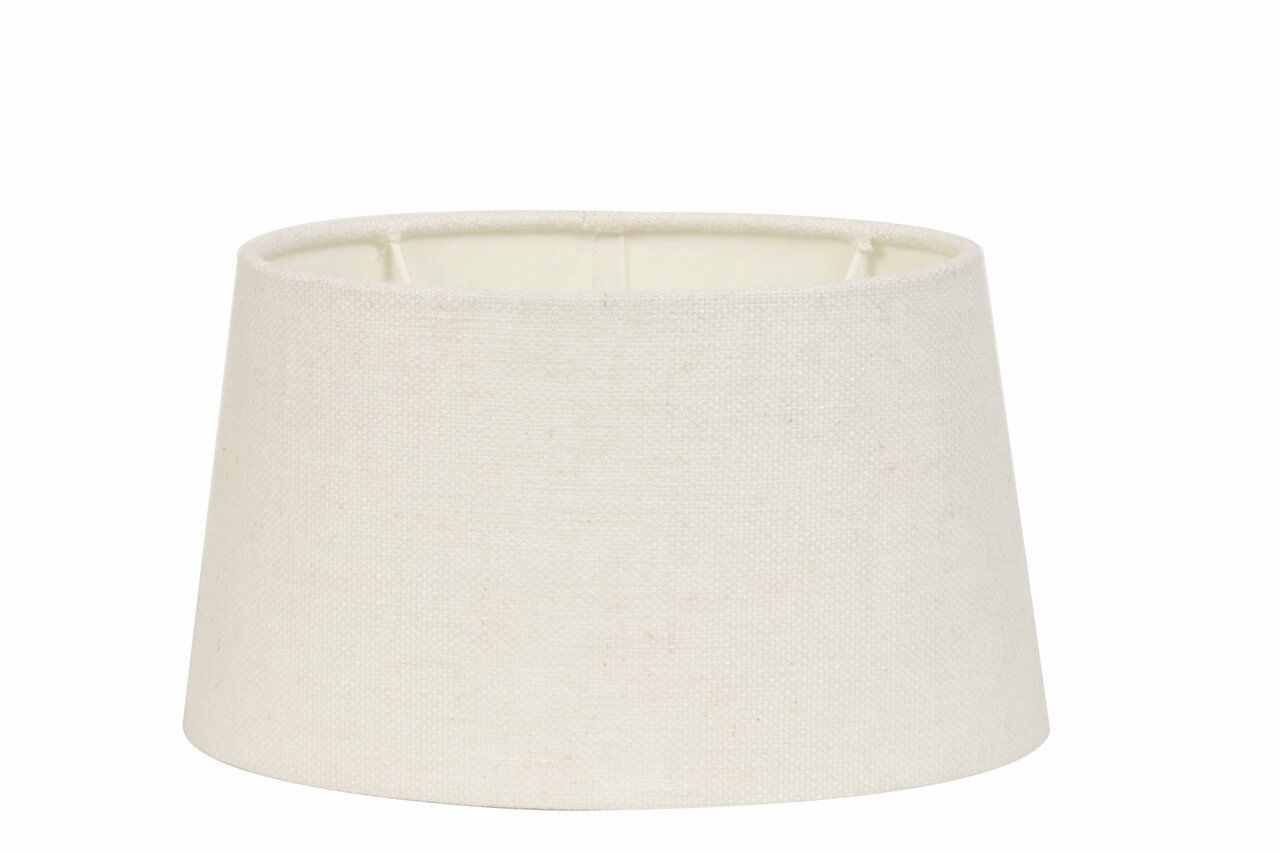 Light&Living Lampenschirm Beiger Lampenschirm 12 cm LIV, frontal fotografiert