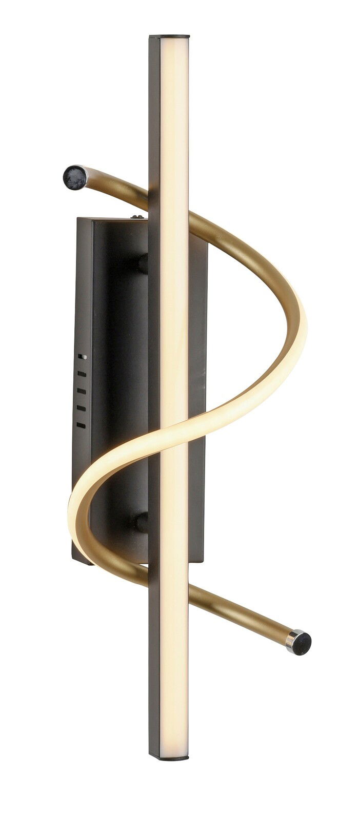 Just Light Wand- und Deckenleuchte EMANDA EMANDA Moderne Wand- und Deckenleuchte EMANDA mit geschwungenem Design, seitliche Perspektive