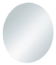 Runder Spiegel mit einem Durchmesser von ca. 50 cm, aus der Vorderansicht fotografiert.