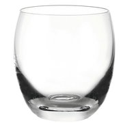 Klares Trinkglas Cheers 400ml, frontal fotografiert, mit elegantem, rundem Design.