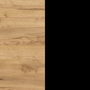 Nahaufnahme einer hellen Holzoberfläche mit natürlicher Maserung und Aststellen, frontal von oben fotografiert.