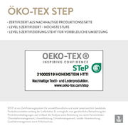 Öko-Tex Step Zertifikat für nachhaltige Textil- und Lederproduktion, Vorderansicht