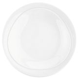 Weißer Frühstücksteller Trio 23cm, Draufsicht