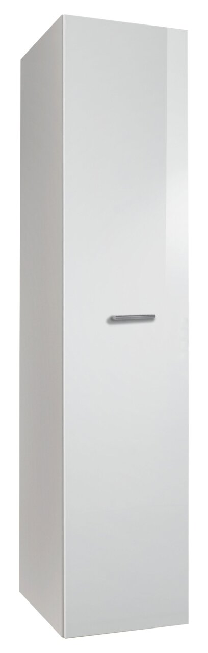 XORA Apothekerschrank MALTA Weißer Apothekerschrank XORA MALTA, frontale Ansicht mit silbernem Griff.