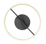 Moderne Deckenleuchte PURE Loop in Draufsicht mit kreisförmigem Design und schwarzem Akzent.