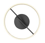 Moderne Deckenleuchte PURE Loop in Draufsicht mit kreisförmigem Design und schwarzem Akzent.