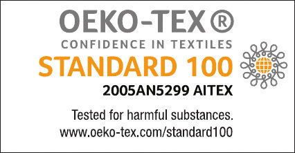 OEKO-TEX Standard 100 Label, Vorderansicht