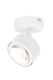 Weißer LED-Strahler aus seitlicher Perspektive