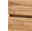 Nahaufnahme eines Midischranks aus Holz mit sichtbarer Holzmaserung und geöffneter Schublade, seitliche Perspektive