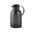 Schwarze Isolierkanne Samba 1,5l, seitliche Perspektive