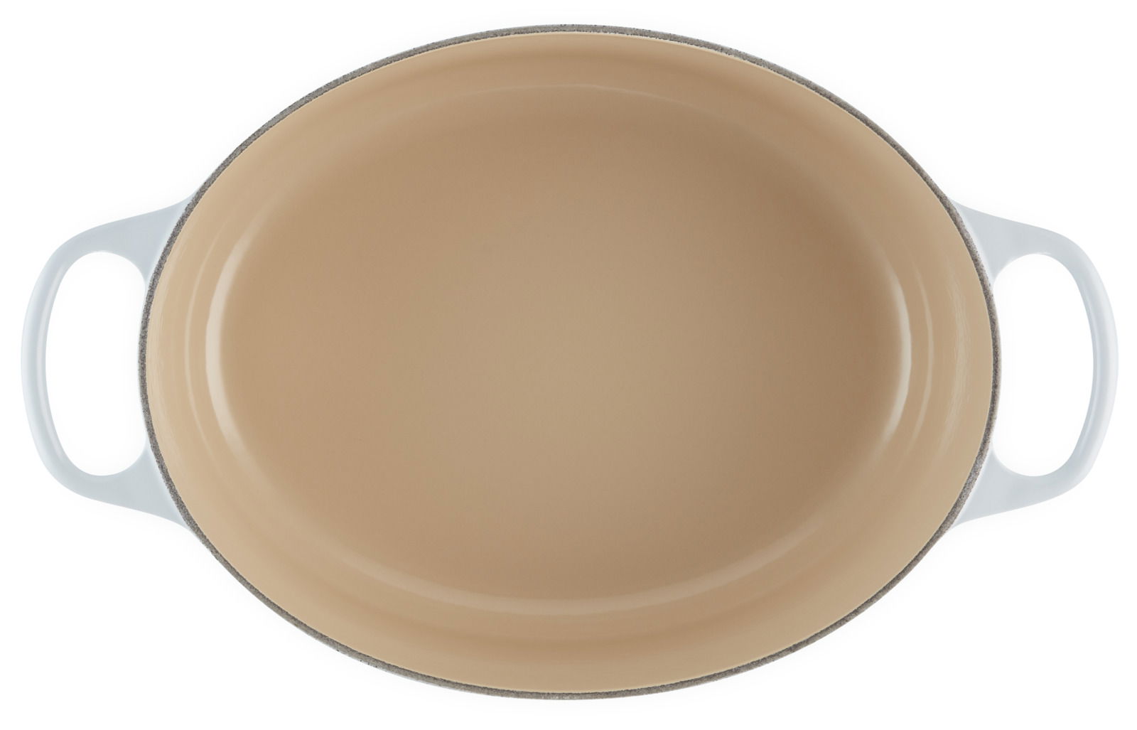 Bräter in Meerblau, 29 cm, Draufsicht