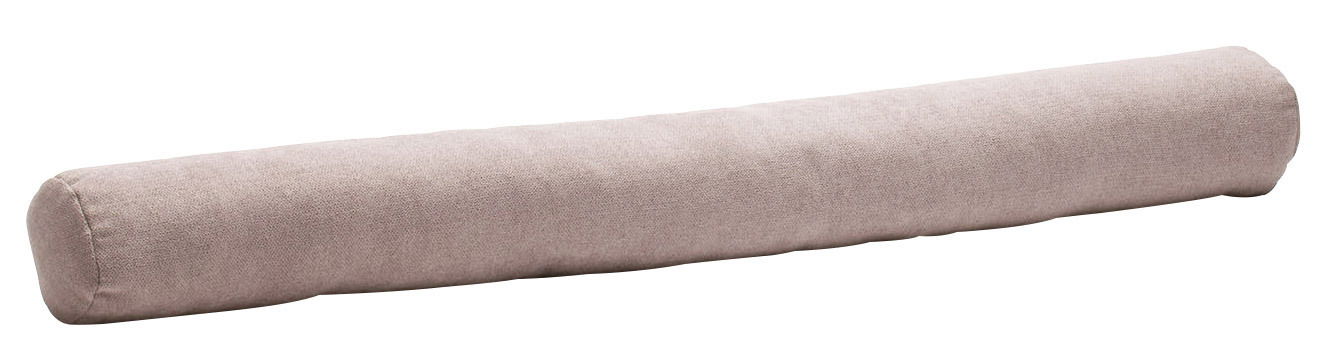 Zugluftrolle aus 100% PES in seitlicher Perspektive, beige Farbe