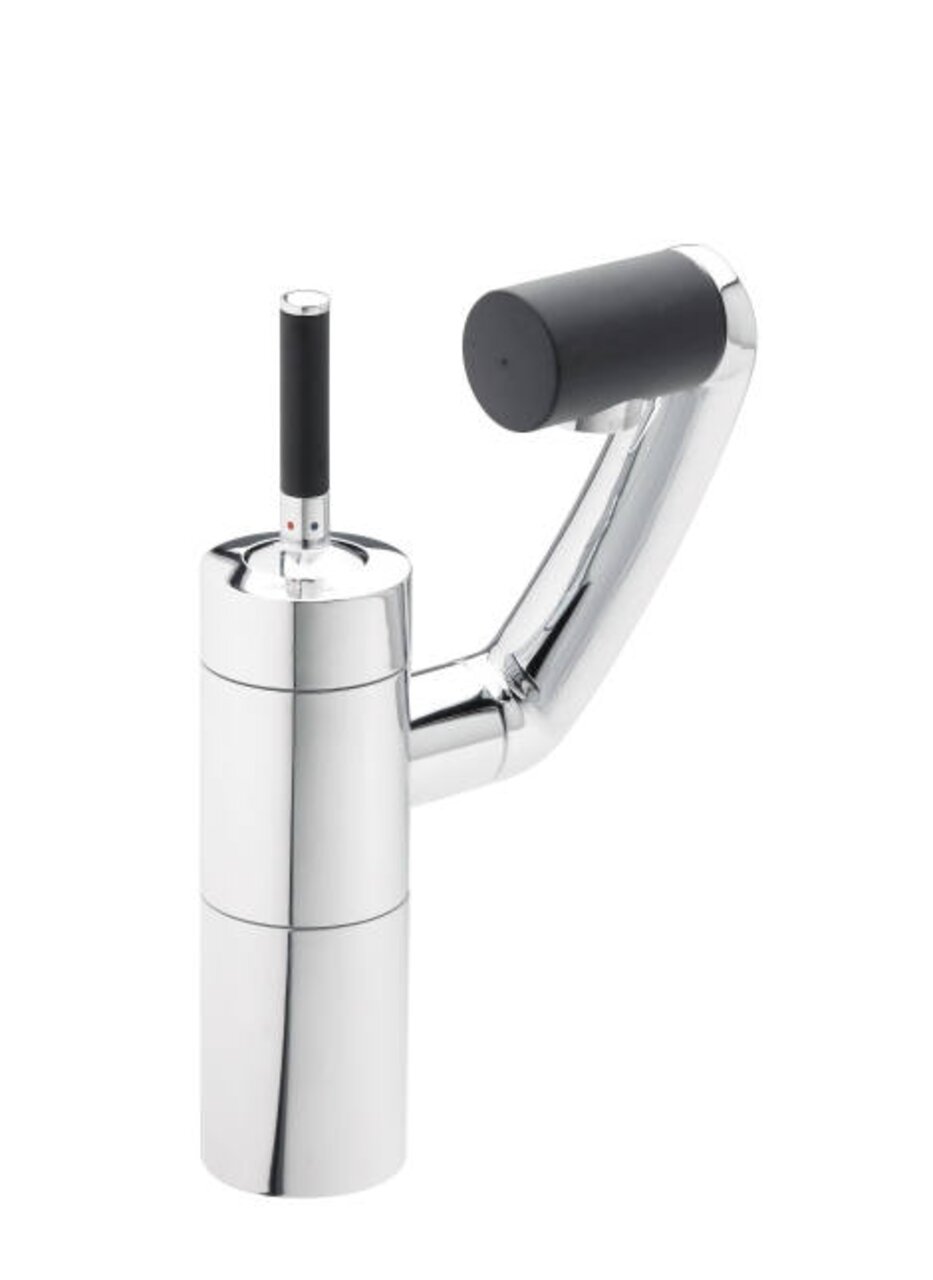 Damixa Waschtischarmatur ARC Moderne Waschtischarmatur in Chromoptik, seitliche Ansicht