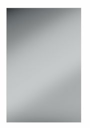 Quadratischer Spiegel in Frontalansicht mit leichtem Farbverlauf.