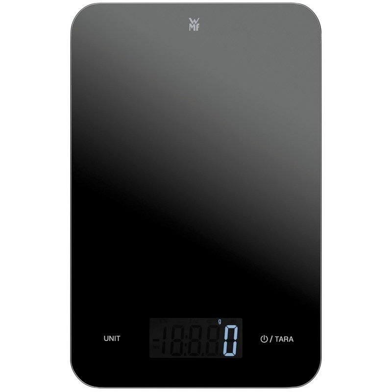 Digitale Küchenwaage in Schwarz, Draufsicht