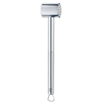 Fleischhammer aus Edelstahl, seitliche Ansicht