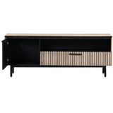 TV-Lowboard mit offenem Fach und Schublade, Frontansicht