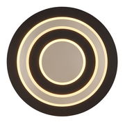 Runde Deckenleuchte mit konzentrischen Kreisen, Ansicht von unten