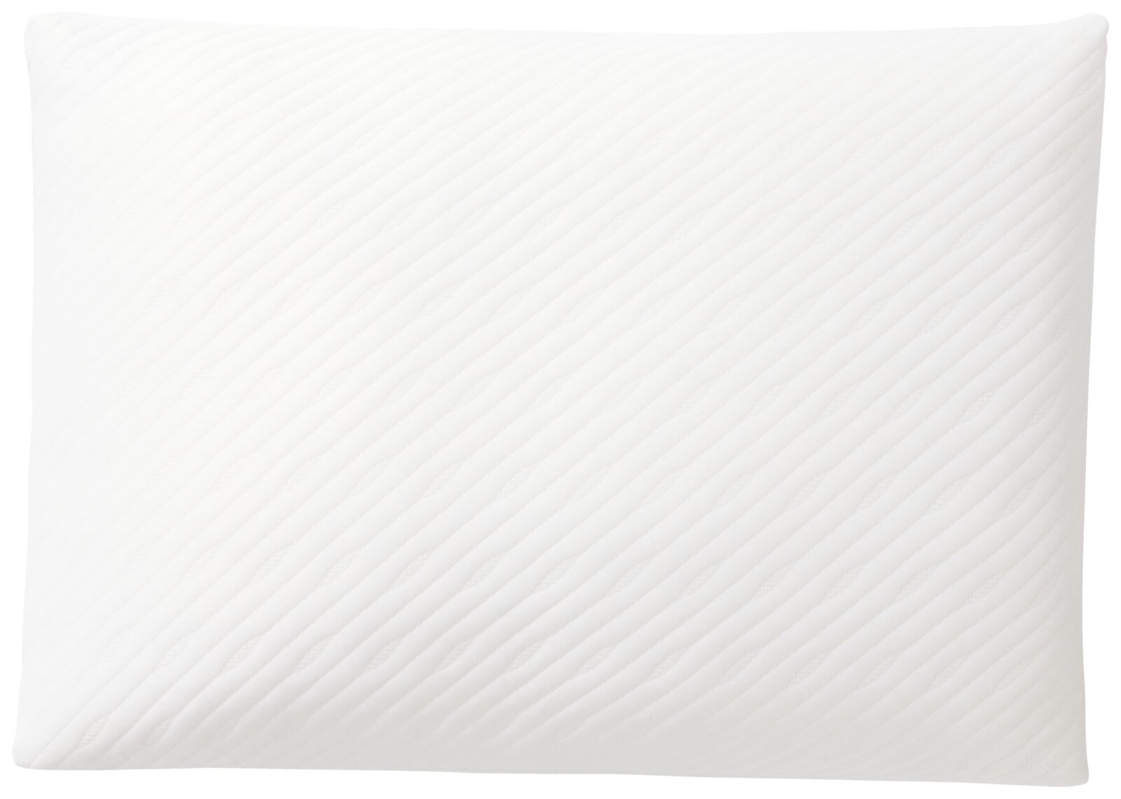 Weißes Schlafkissen 80 x 40 cm, Draufsicht