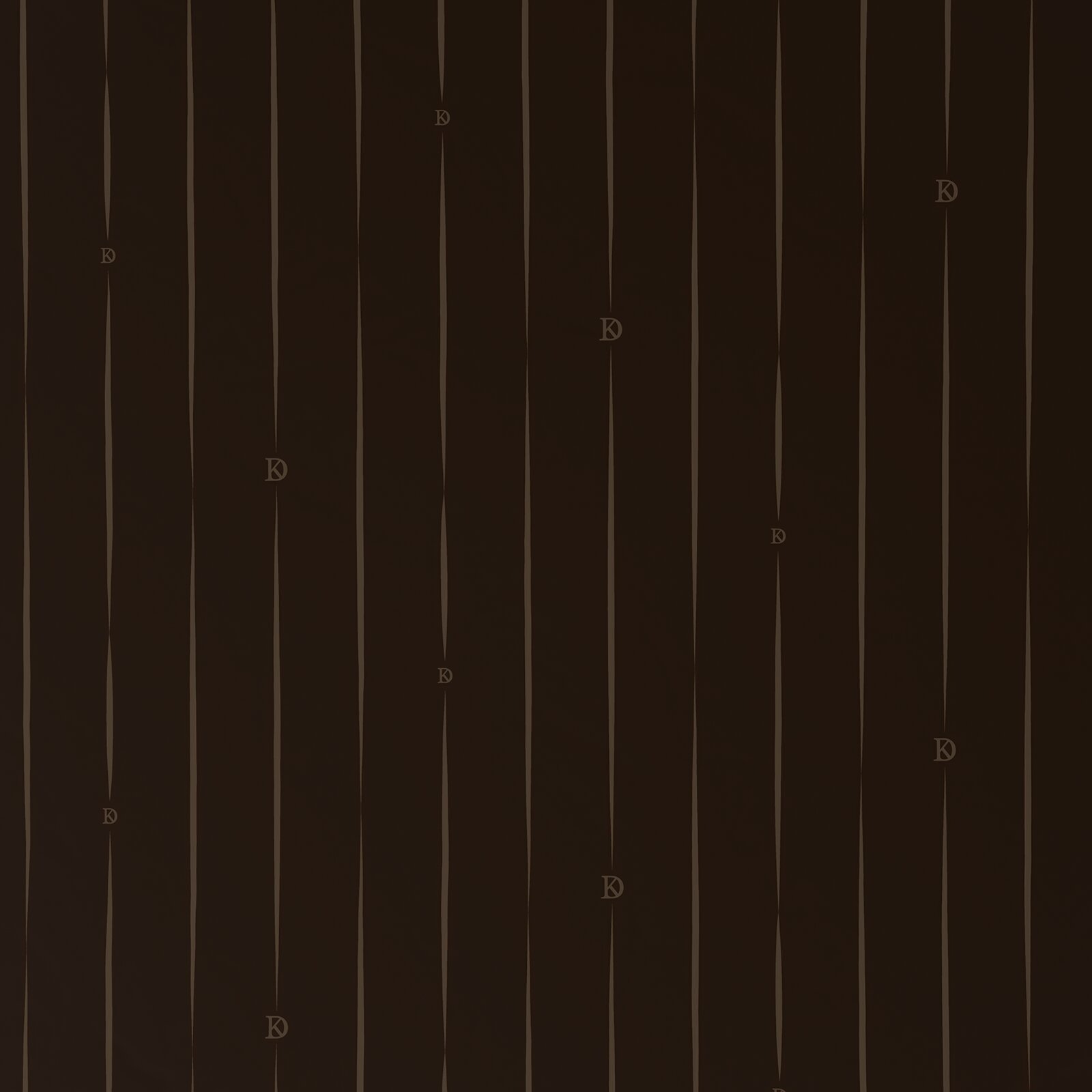 Dunkle Wendebettwäsche mit vertikalen Streifen und dezentem Muster, Draufsicht